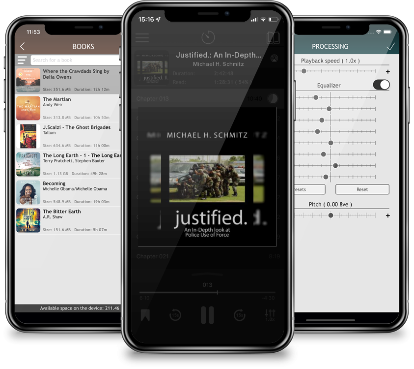 Audiobook Justified.: An In-Depth look at Police Use of Force by Michael H. Schmitz