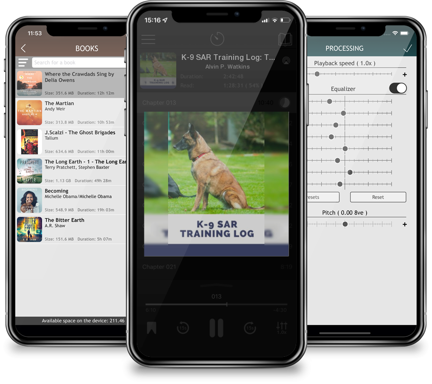 Audiobook K-9 SAR Training Log: Training a Search and Rescue - Working Dogs, Tracking Handbook To Help Train Your Pet & To Keep Record of Training and by Alvin P. Watkins