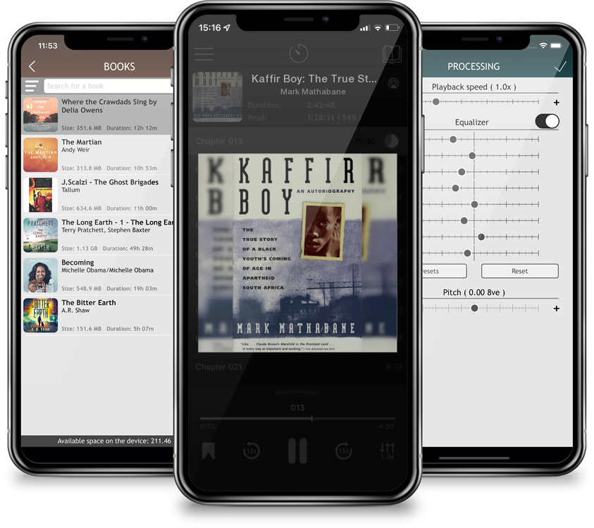 Audiobook Kaffir Boy: The True Story of a Black Youths Coming of Age in Apartheid South Africa by Mark Mathabane