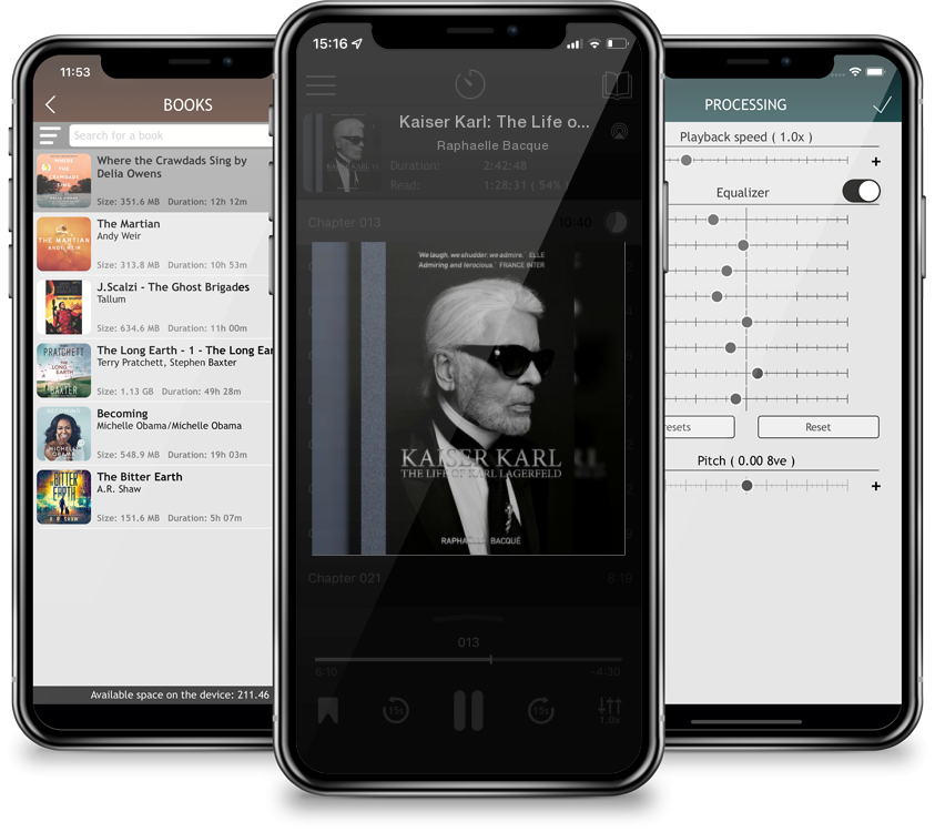 Audiobook Kaiser Karl: The Life of Karl Lagerfeld by Raphaelle Bacque