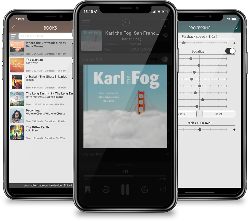 Listen Karl the Fog: San Francisco's Most Mysterious Resident (Humor Book, California Pop Culture Book) by Karl the Fog in MP3 Audiobook Player for free