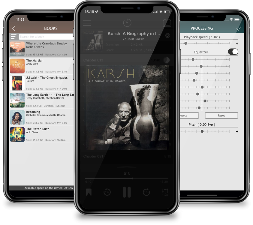 Listen Karsh: A Biography in Images by Yousuf Karsh in MP3 Audiobook Player for free