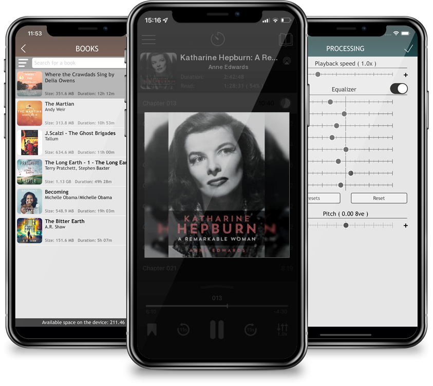 Audiobook Katharine Hepburn: A Remarkable Woman by Anne Edwards