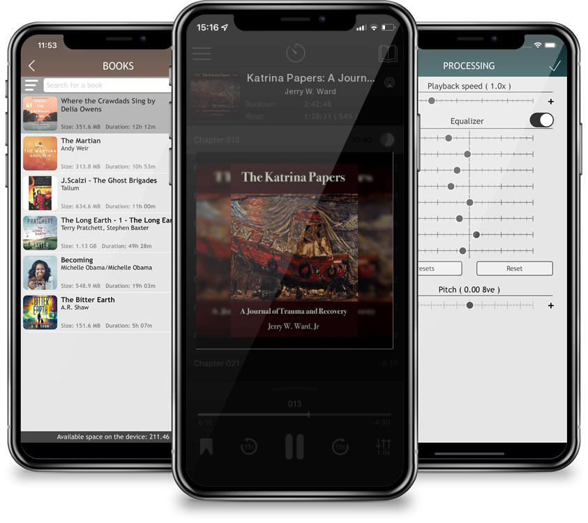 Audiobook Katrina Papers: A Journal of Trauma and Recovery by Jerry W. Ward