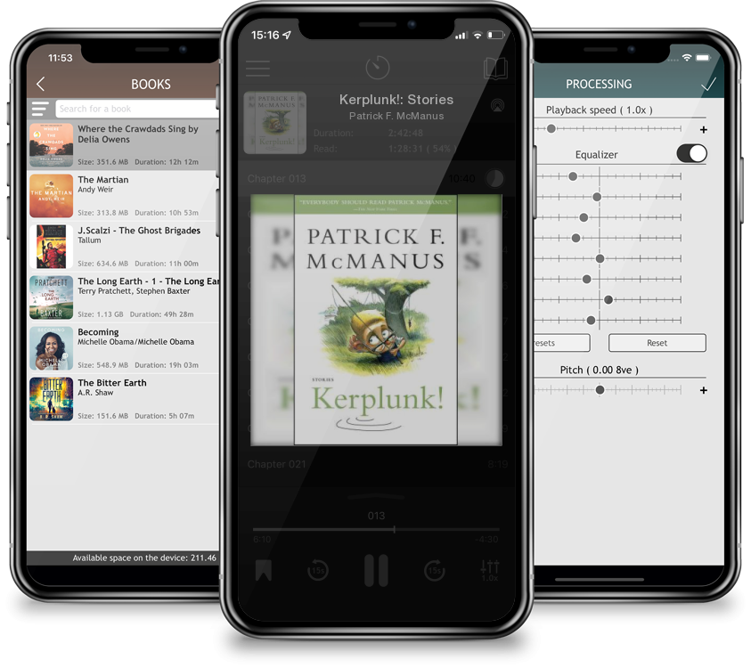 Audiobook Kerplunk!: Stories by Patrick F. McManus