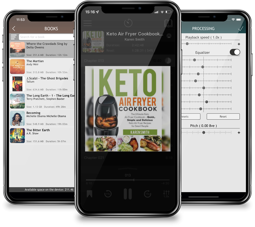 Audiobook Keto Air Fryer Cookbook: The Ultimate Keto Air Fryer Cookbook - Quick, Simple and Delicious Keto Air Fryer Recipes for Smart People by Karen Smith