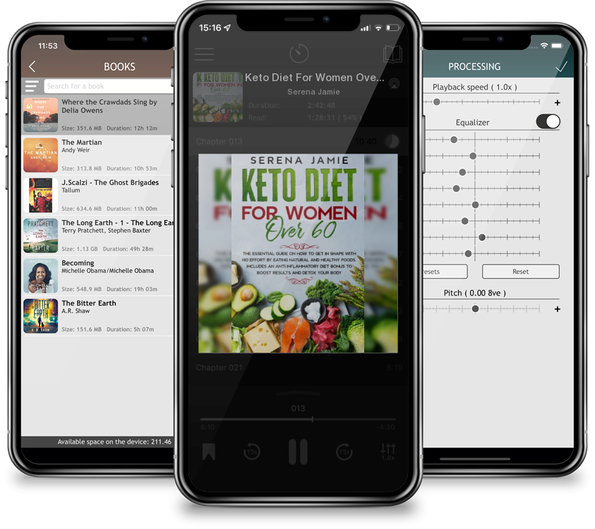 Audiobook Keto Diet For Women Over 60: The essential guide on how to get in shape with no effort by eating natural and healthy foods. Includes an anti inflam by Serena Jamie