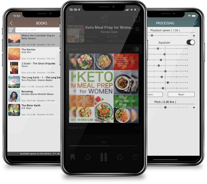 Audiobook Keto Meal Prep for Women: 5-Ingredient Affordable, Quick & Simple Keto Meal Prep Recipes - Effective Fat-Burning, Weight Loss & Hormonal Balance by Ronda Clare