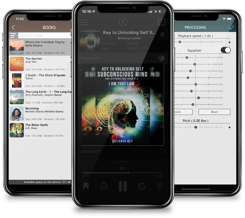 Audiobook Key to Unlocking Self Subconscious Mind: 406 Affirmation from A-Z by Britanya Lewis