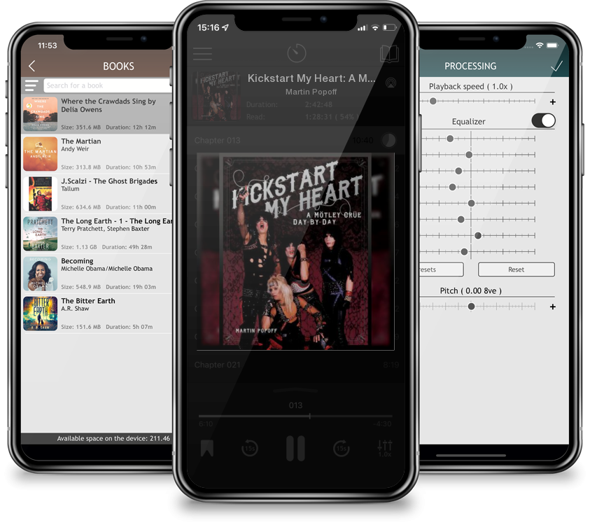 Audiobook Kickstart My Heart: A Motley Crew Day-By-Day by Martin Popoff