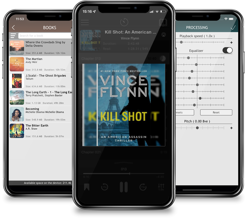 Audiobook Kill Shot: An American Assassin Thriller (A Mitch Rapp Novel #2) by Vince Flynn