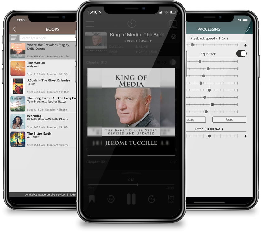 Audiobook King of Media: The Barry Diller Story Revised and Updated by Jerome Tuccille
