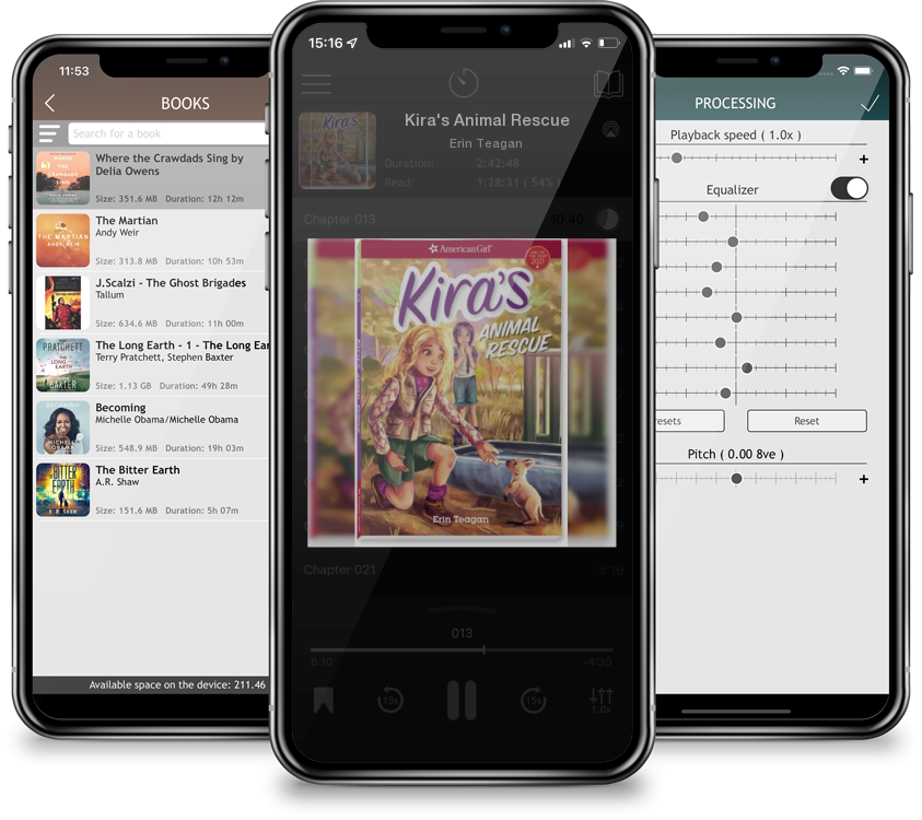 Audiobook Kira\'s Animal Rescue by Erin Teagan