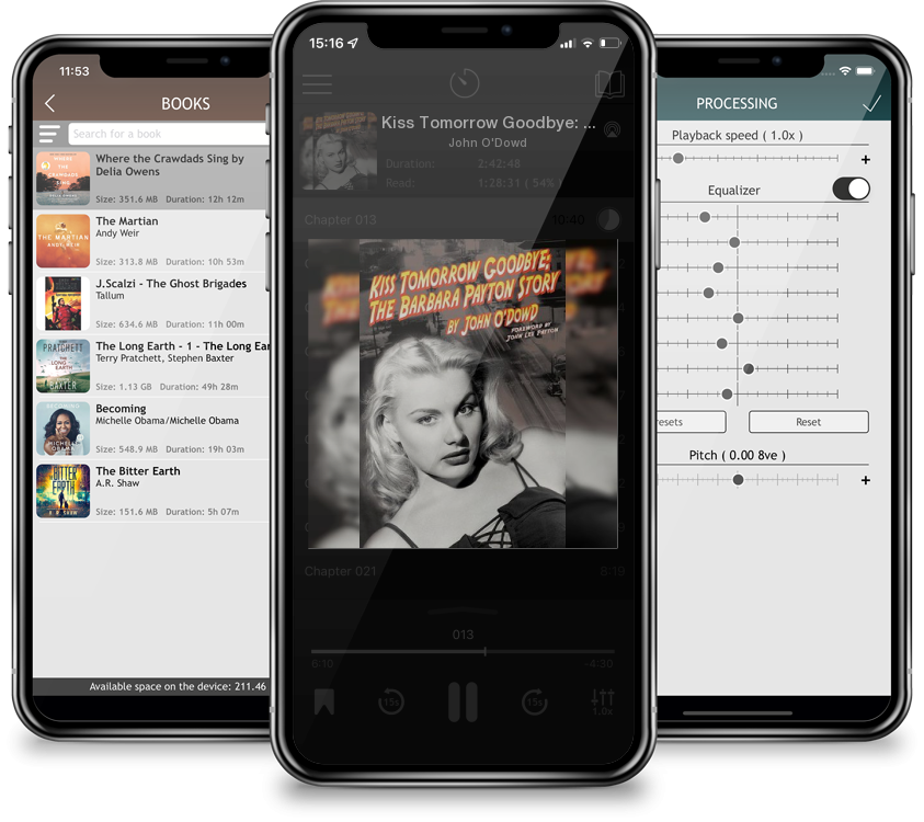 Audiobook Kiss Tomorrow Goodbye: The Barbara Payton Story by John O'Dowd