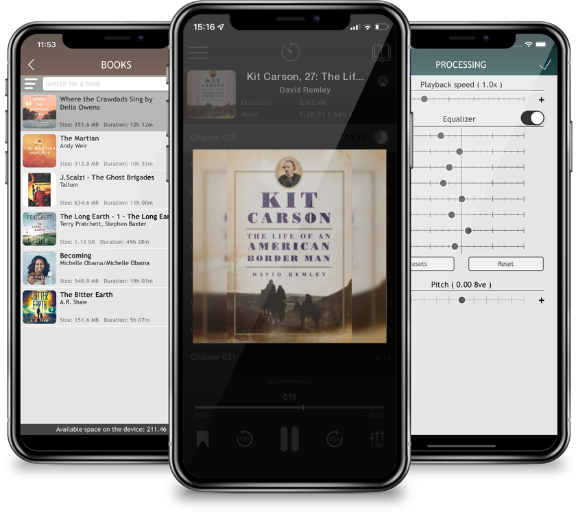 Audiobook Kit Carson, 27: The Life of an American Border Man (Oklahoma Western Biographies #27) by David Remley