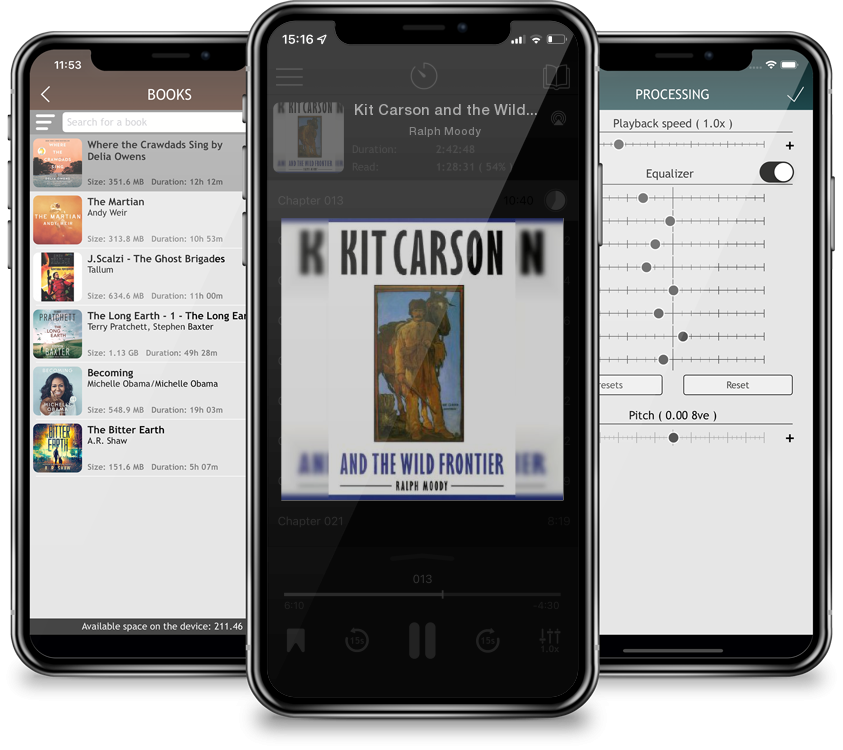 Audiobook Kit Carson and the Wild Frontier by Ralph Moody