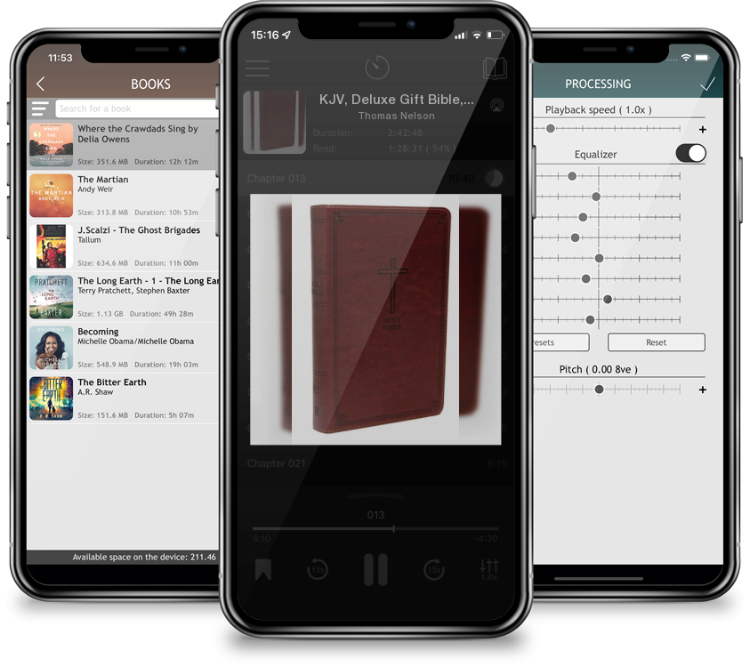 Audiobook KJV, Deluxe Gift Bible, Imitation Leather, Red, Red Letter Edition (Imitation Leather) by Thomas Nelson