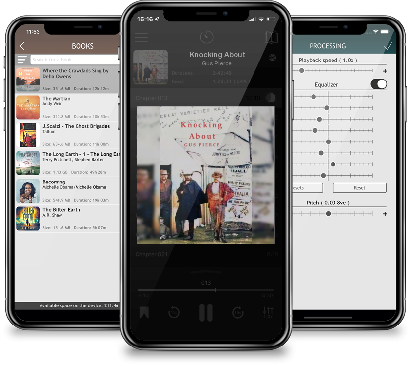 Audiobook Knocking About by Gus Pierce