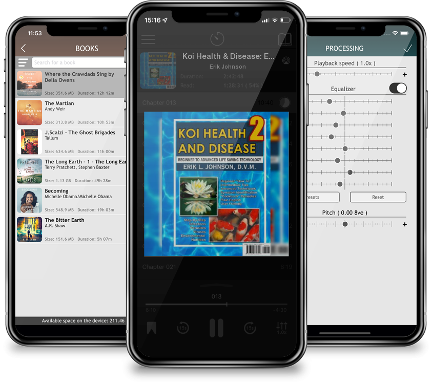 Audiobook Koi Health & Disease: Everything You Need To Know 2nd Edition by Erik Johnson