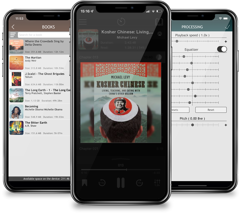 Audiobook Kosher Chinese: Living, Teaching, and Eating with China\'s Other Billion by Michael Levy