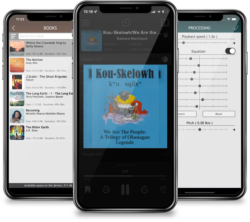 Audiobook Kou-Skelowh/We Are the People: A Trilogy of Okanagan Legends by Barbara Marchand
