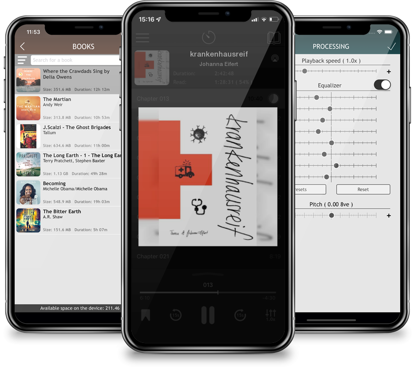 Audiobook krankenhausreif by Johanna Eifert
