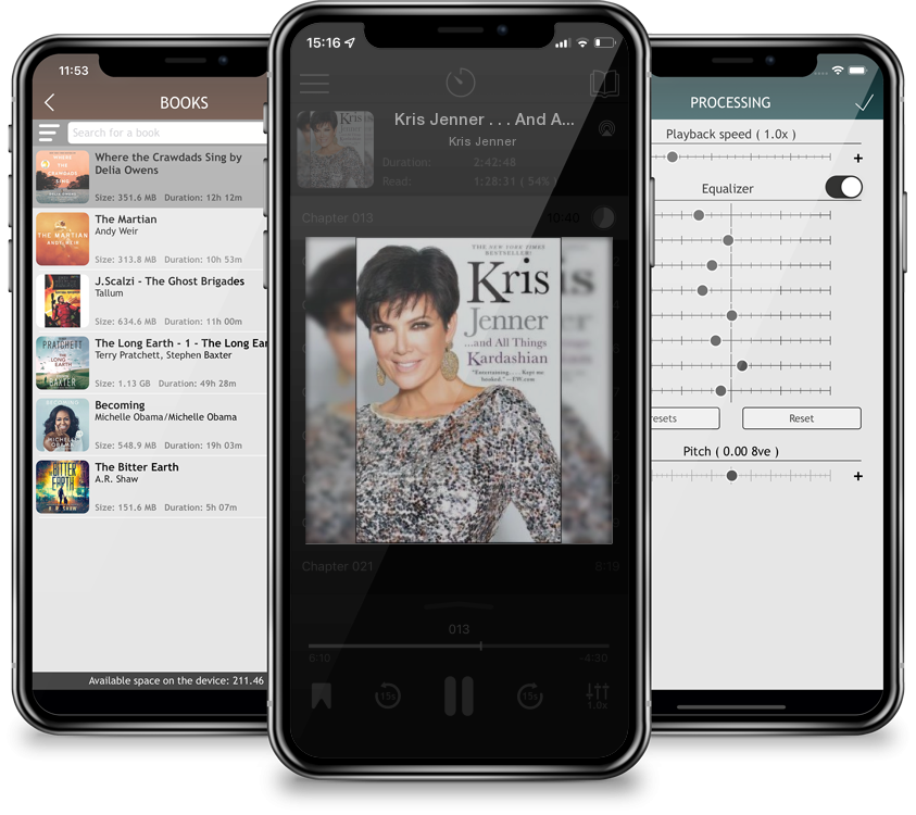 Listen Kris Jenner . . . And All Things Kardashian by Kris Jenner in MP3 Audiobook Player for free