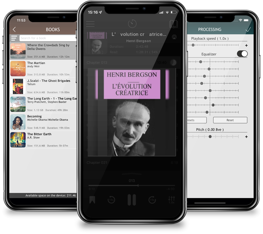 Audiobook L\'évolution créatrice: édition originale et annotée by Henri Bergson