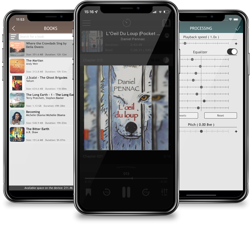 Audiobook L\'Oeil Du Loup (Pocket Jeunesse #25) by Daniel Pennac