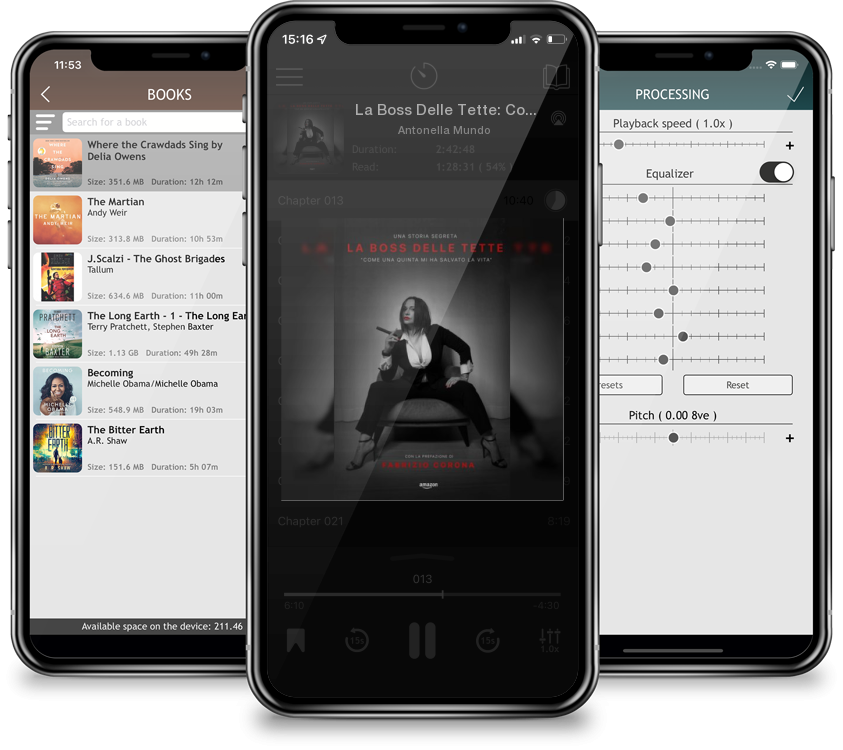 Audiobook La Boss Delle Tette: Come una quinta mi ha salvato la vita by Antonella Mundo