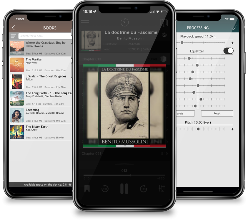 Audiobook La doctrine du Fascisme by Benito Mussolini