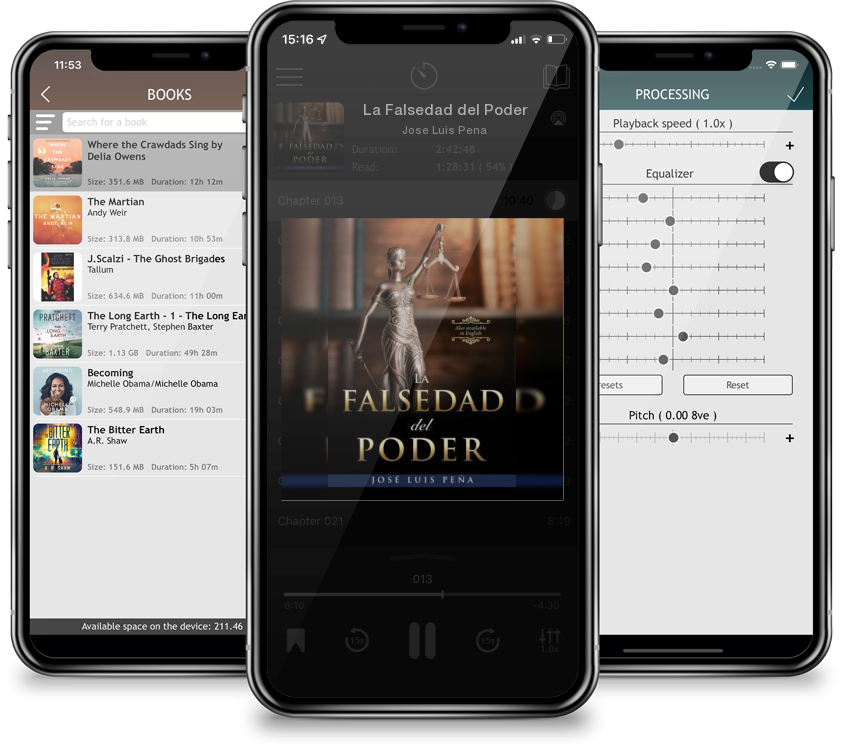 Audiobook La Falsedad del Poder by Jose Luis Pena