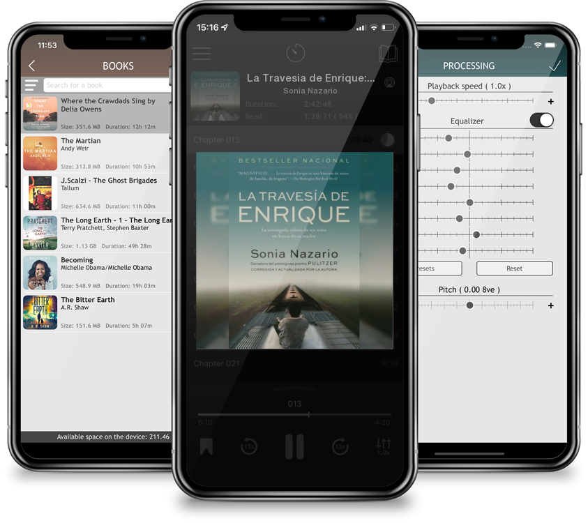 Audiobook La Travesia de Enrique: La arriesgada odisea de un niño en busca de su madre by Sonia Nazario