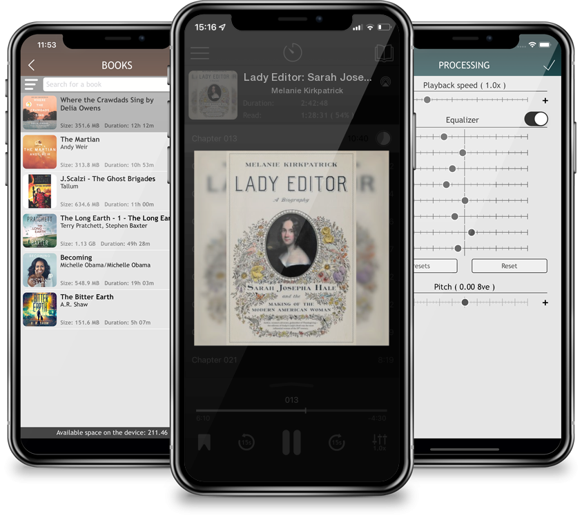 Listen Lady Editor: Sarah Josepha Hale and the Making of the Modern American Woman by Melanie Kirkpatrick in MP3 Audiobook Player for free