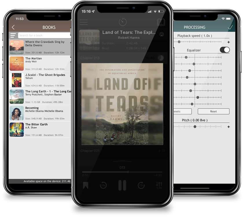 Audiobook Land of Tears: The Exploration and Exploitation of Equatorial Africa by Robert Harms