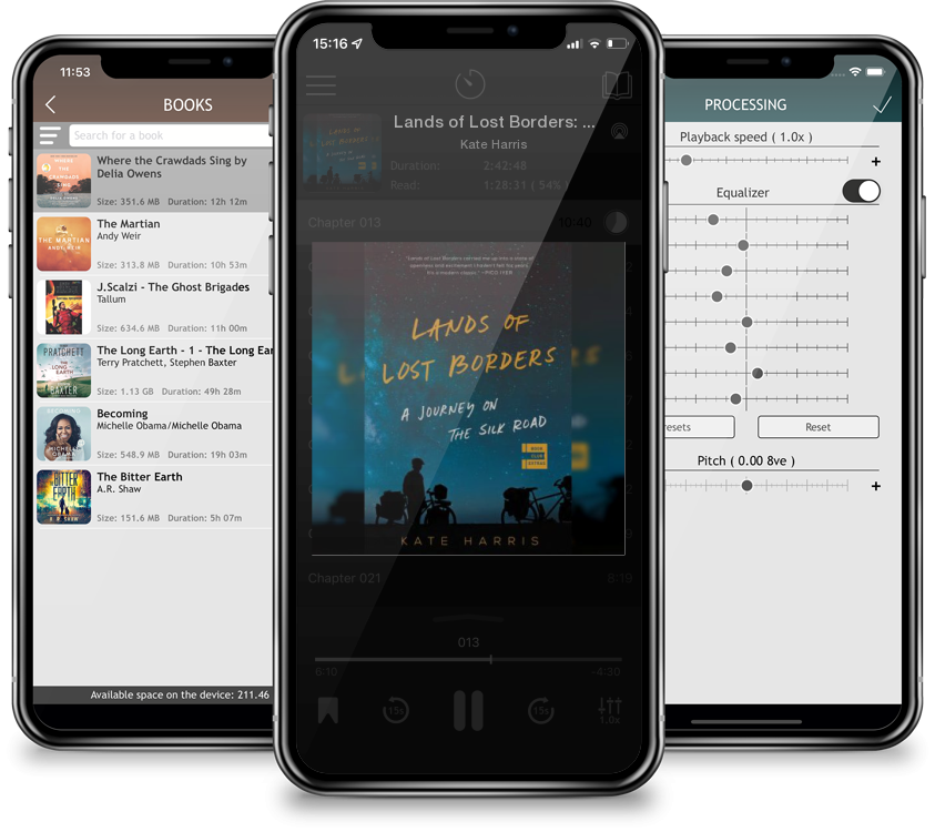 Audiobook Lands of Lost Borders: A Journey on the Silk Road by Kate Harris