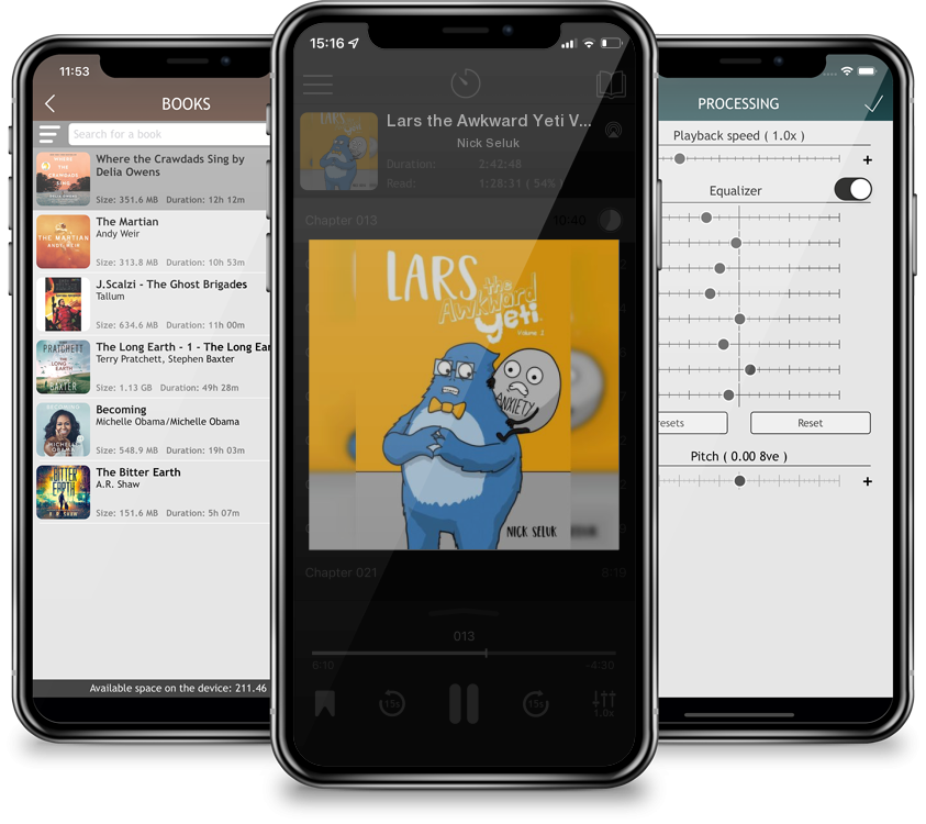 Audiobook Lars the Awkward Yeti Volume 1 by Nick Seluk