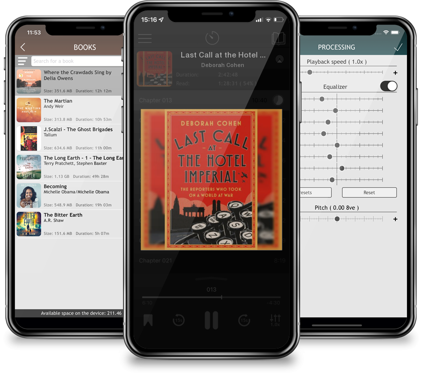 Audiobook Last Call at the Hotel Imperial: The Reporters Who Took On a World at War by Deborah Cohen
