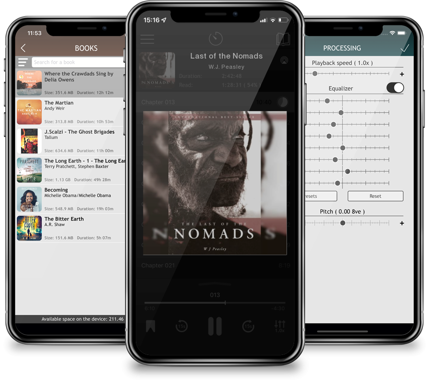 Audiobook Last of the Nomads by W.J. Peasley