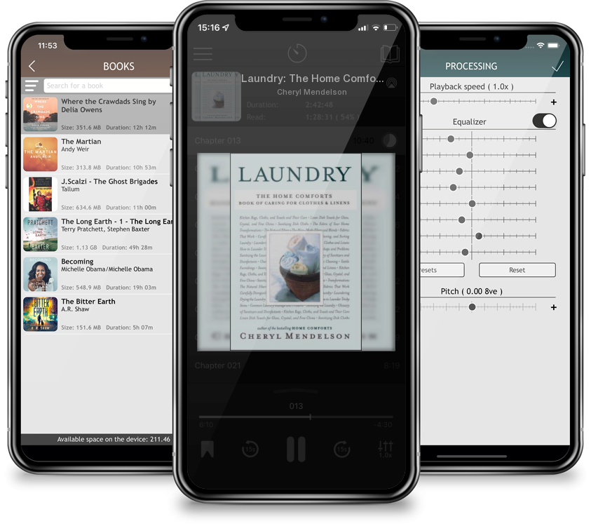 Listen Laundry: The Home Comforts Book of Caring for Clothes and Linens by Cheryl Mendelson in MP3 Audiobook Player for free