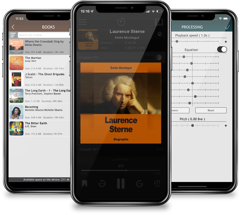 Audiobook Laurence Sterne by Emile Montegut