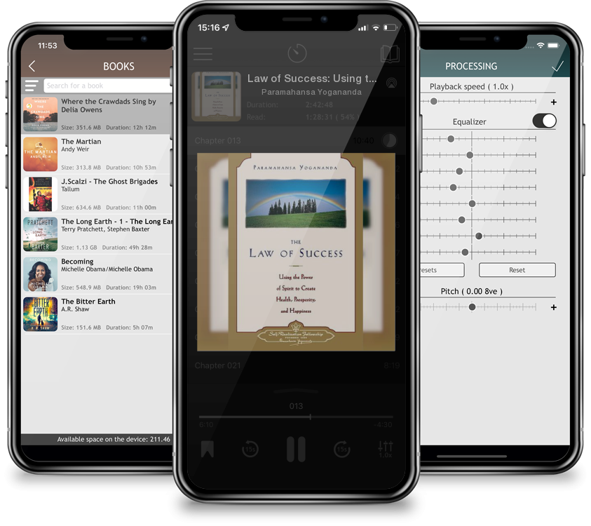 Audiobook Law of Success: Using the Power of Spirit to Create Health, Prosperity, and Happiness by Paramahansa Yogananda