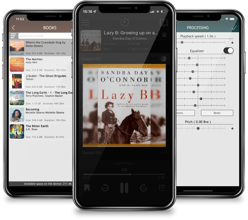 Audiobook Lazy B: Growing up on a Cattle Ranch in the American Southwest by Sandra Day O'Connor