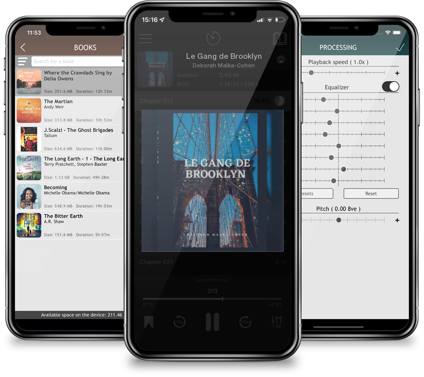 Audiobook Le Gang de Brooklyn by Deborah Malka-Cohen