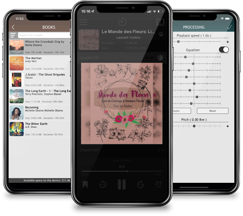 Audiobook Le Monde des Fleurs: Livre de Coloriage et Aventure Florale pour Adultes by Laurent Collins