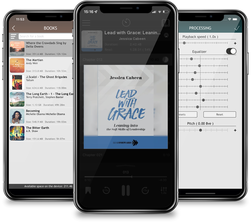 Audiobook Lead with Grace: Leaning into the Soft Skills of Leadership by Jessica Cabeen