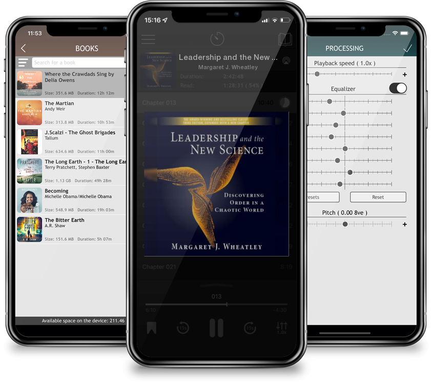 Audiobook Leadership and the New Science: Discovering Order in a Chaotic World by Margaret J. Wheatley