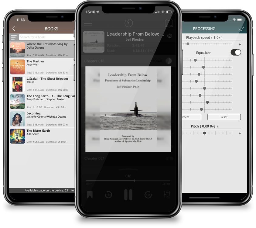 Audiobook Leadership From Below: Paradoxes of Submarine Leadership by Jeff Flesher