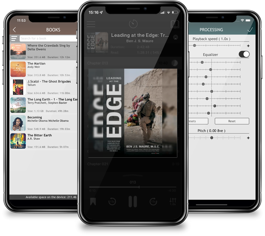 Audiobook Leading at the Edge: True Tales from Canadian Police in Peacebuilding and Peacekeeping Missions Around the World by Ben J. S. Maure