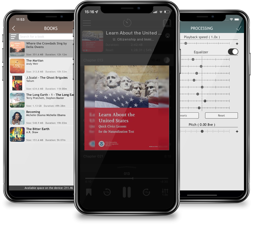 Audiobook Learn About the United States: Quick Civics Lessons for the Naturalization Test (Revised February, 2019) by U. Citizenship and Immigration Services
